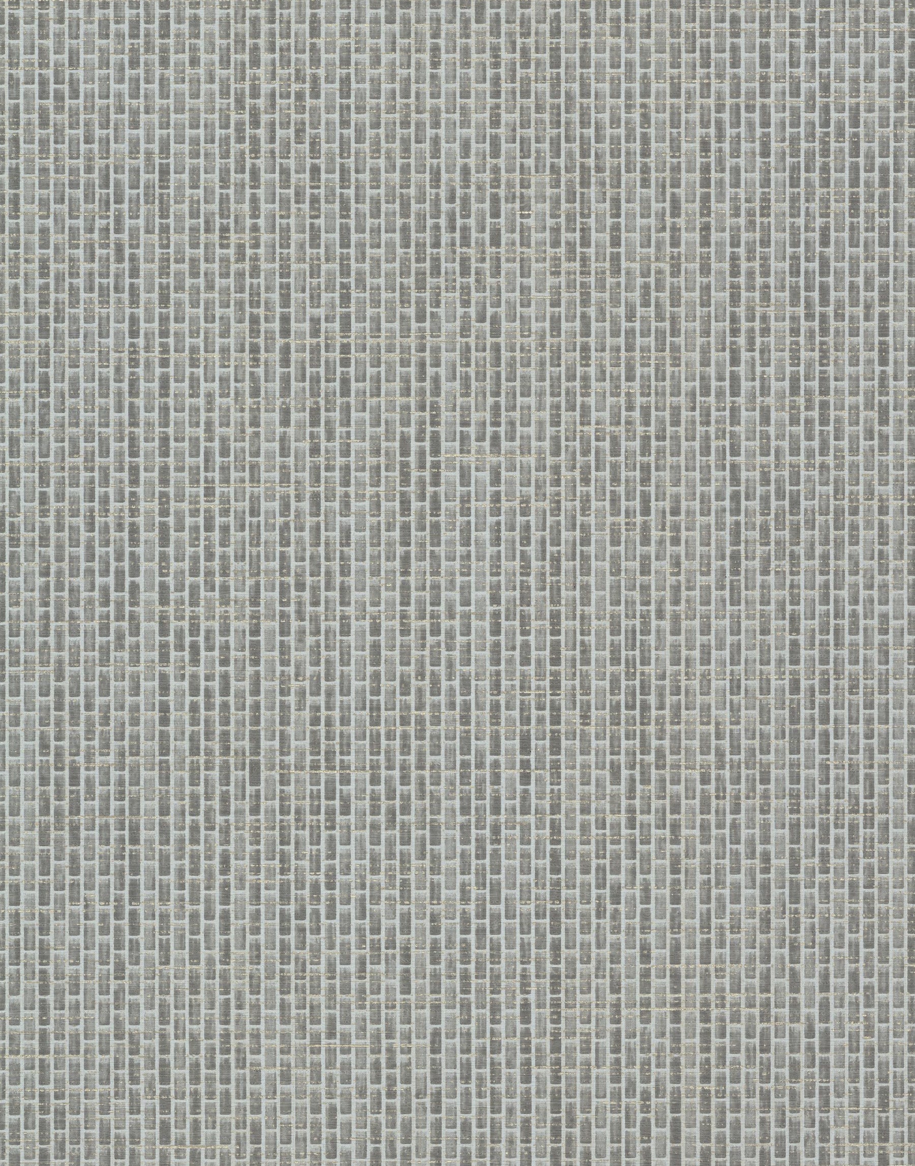 White wallpaper with a petite Metro tile pattern, featuring small rectangular tiles in a uniform grid of whites and off-whites.