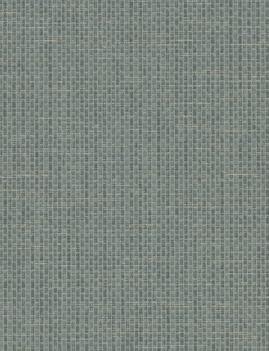 York Wallcoverings Texture Digest Petite Metro Tile Blue Wallpaper  Geometrics Blues   - TD1049N