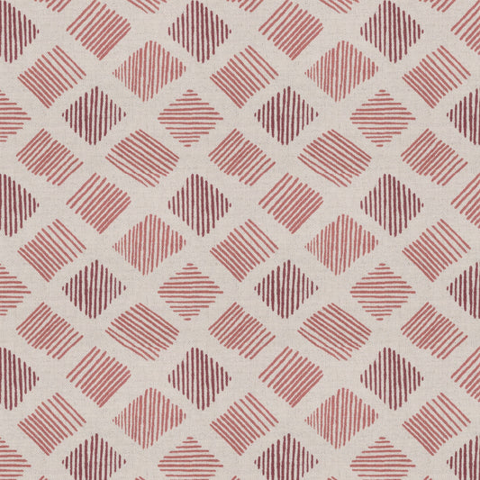 STOUT TEXTILES  MULTIPURPOSE,PRINT TRADITIONAL, GEOMETRIC PRIMROSE,TEAROSE   - TEAN-1