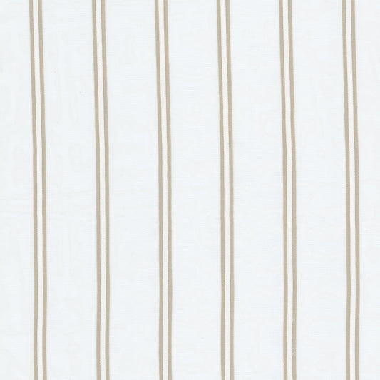 STOUT TEXTILES  DRAPERY,SHEER TRADITIONAL, STRIPE BIRCH   - TELL-1