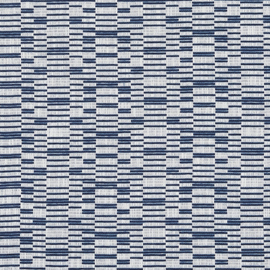 JF Fabrics Crypton Home TEMPO 67 Fabric Stripe, Texture Blue, Ice, Navy, White  Woven, Chenille - 8947867 J8921