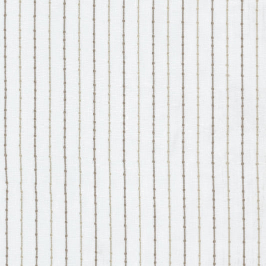 STOUT TEXTILES  DRAPERY,SHEER TRADITIONAL, STRIPE SESAME   - TENA-2