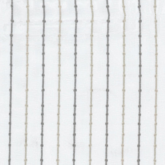 STOUT TEXTILES  DRAPERY,SHEER TRADITIONAL, STRIPE DRIFTWOOD   - TENA-3