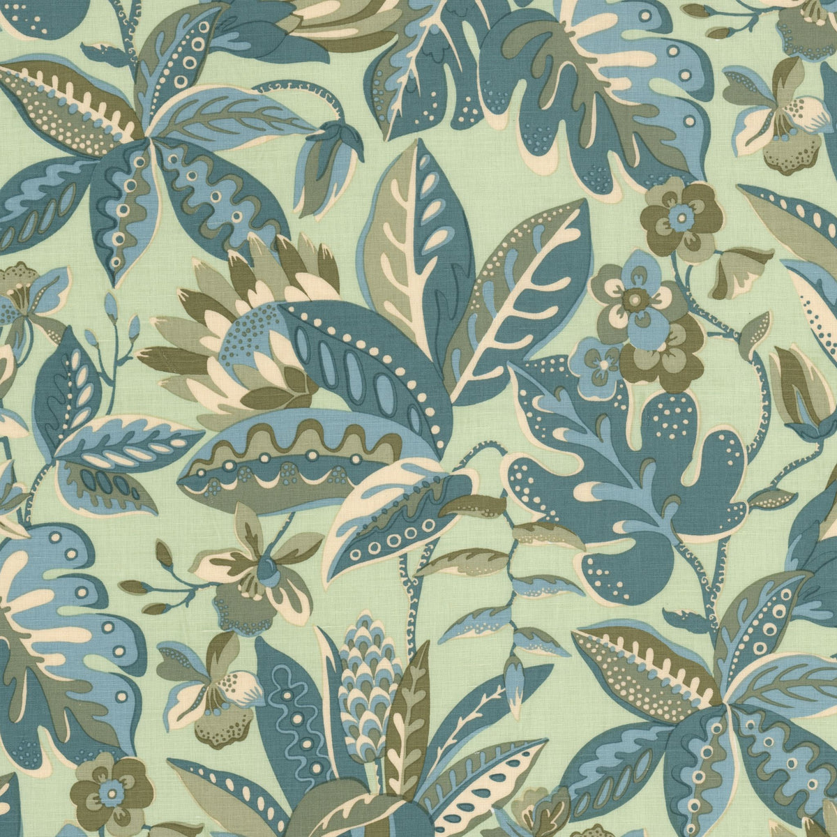 STOUT TEXTILES  MULTIPURPOSE,PRINT TRANSITIONAL,, FLORAL SPRAY   - TENS-4
