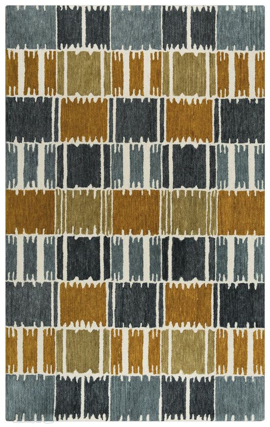 Tetra contemporary rug, 8' x 10'.