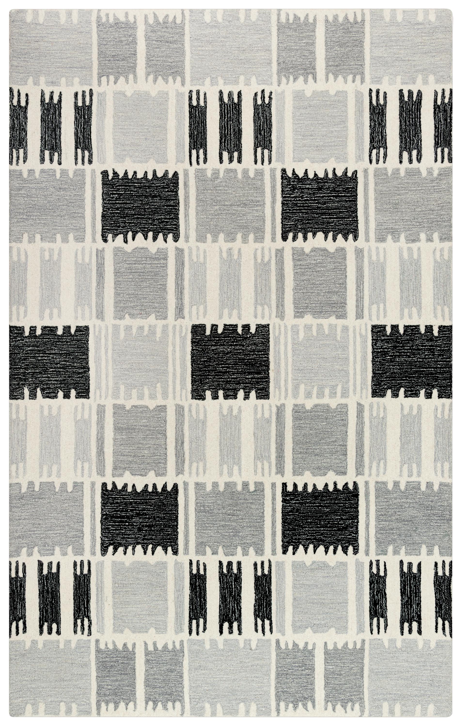 Contemporary rug, 5' x 8'.