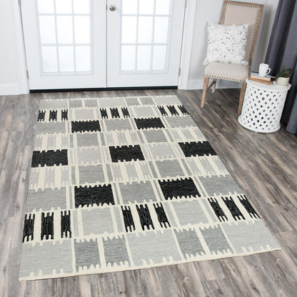 Contemporary rug, 8' x 10'.