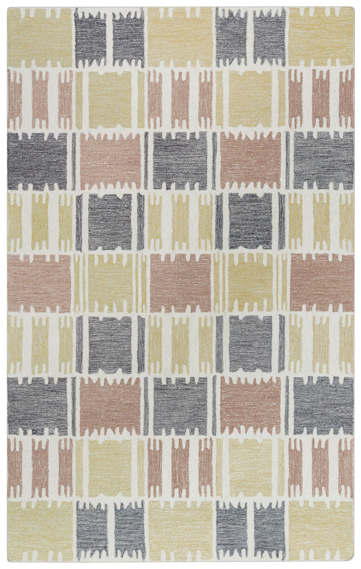 RIZZY HOME RUGS Tetra Contemporary 9' x 12' - TETTET10400048919