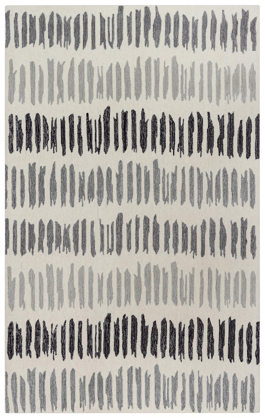 Tetra rug, contemporary style, 5' x 8