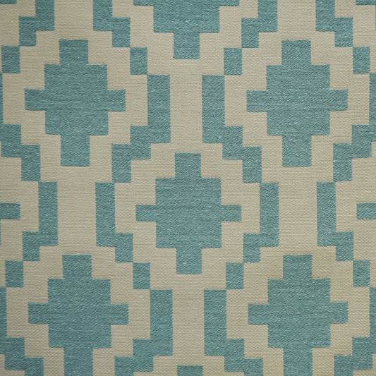 JF Fabrics TETRIS 62 Fabric Transitional,Contemporary,Geometric Blue  Jacquard,Texture - 5819262 J7011