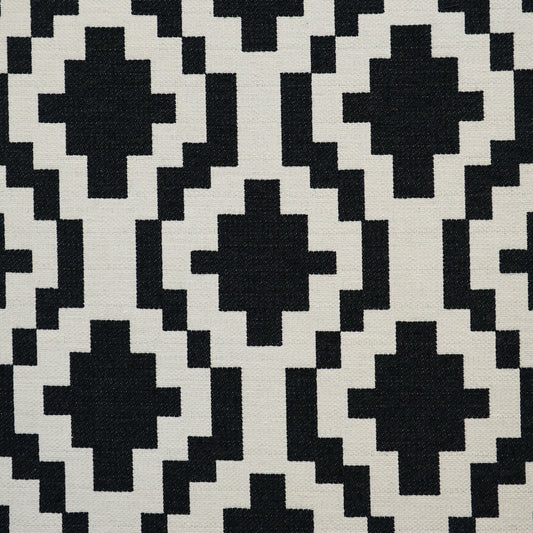 JF Fabrics TETRIS 99 Fabric Transitional,Contemporary,Geometric Black  Jacquard,Texture - 5819299 J7011