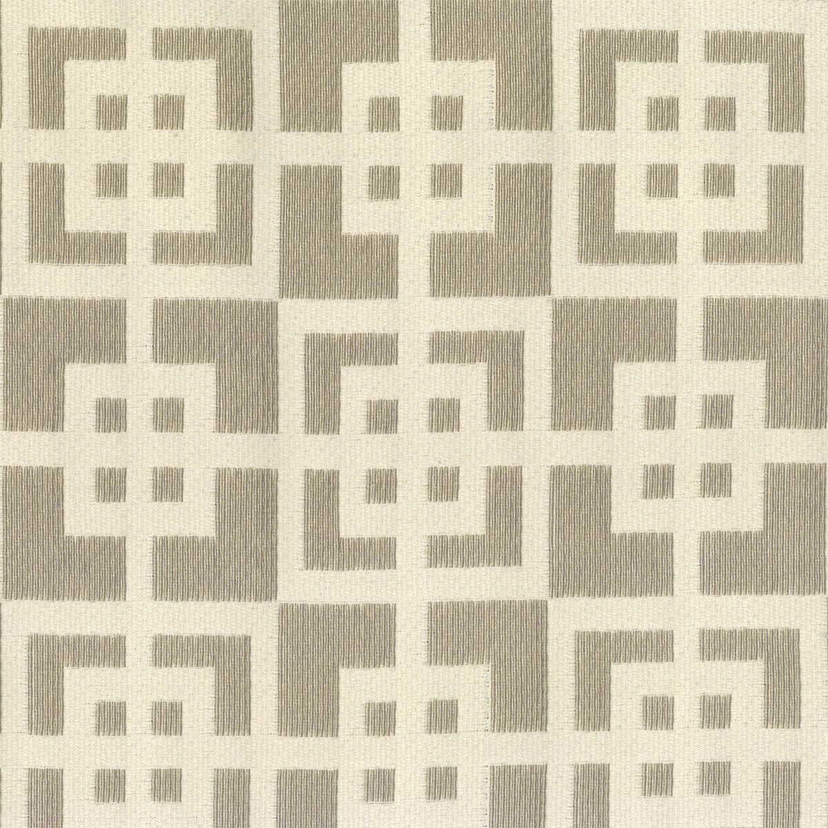 SCALAMANDRE OUTLET  FABRIC TIME SQUARED  FABRIC IVORY   - TF 23337626