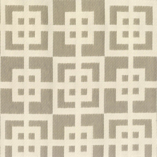 SCALAMANDRE OUTLET  FABRIC TIME SQUARED  FABRIC IVORY   - TF 23337626