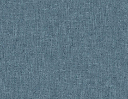 DuPont Tedlar Textures Tweed Faux Linen Contemporary Blue Matte Sidewall - TG60013