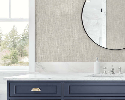 DuPont Tedlar Textures Tweed Faux Linen Contemporary Grey Matte  - TG60026