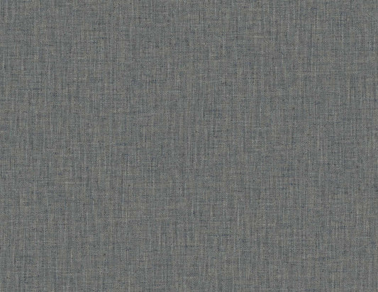 DuPont Tedlar Textures Tweed Faux Linen Contemporary Black Matte Sidewall - TG60036