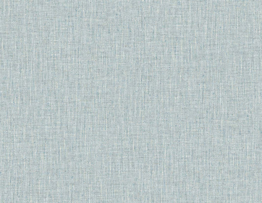 DuPont Tedlar Textures Tweed Faux Linen Contemporary Blue Matte Sidewall - TG60046