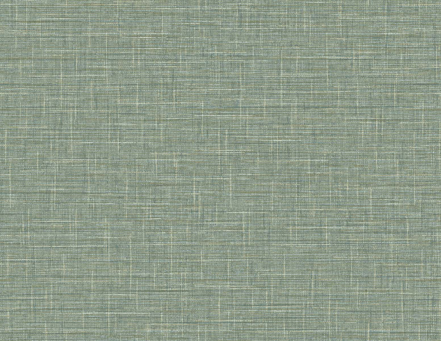 DuPont Tedlar Textures Grasmere Weave Faux Linen Contemporary Green Matte Sidewall - TG60113