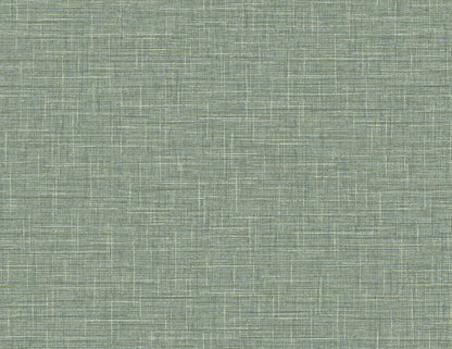 DuPont Tedlar Textures Grasmere Weave Faux Linen Contemporary Green Matte  - TG60113