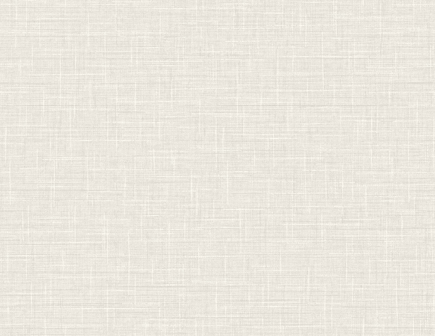 DuPont Tedlar Textures Grasmere Weave Faux Linen Contemporary Off White Matte Sidewall - TG60118