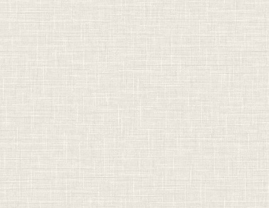 DuPont Tedlar Textures Grasmere Weave Faux Linen Contemporary Off White Matte Sidewall - TG60118