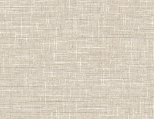 DuPont Tedlar Textures Grasmere Weave Faux Linen Contemporary Brown Matte Sidewall - TG60134