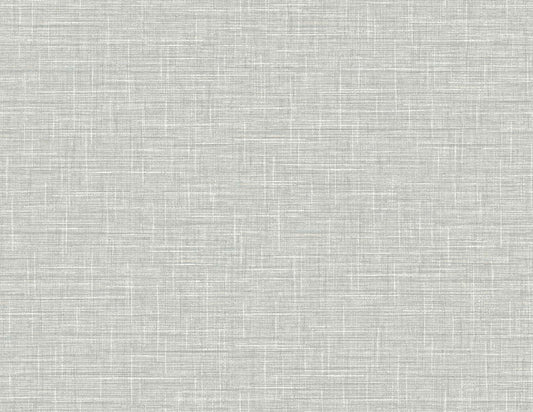 DuPont Tedlar Textures Grasmere Weave Faux Linen Contemporary Grey Matte Sidewall - TG60138