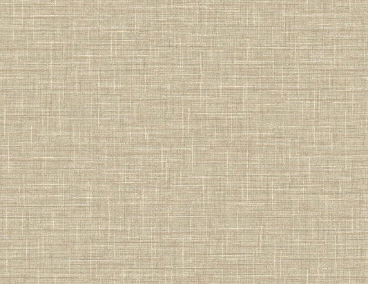 DuPont Tedlar Textures Grasmere Weave Faux Linen Contemporary Beige Matte Sidewall - TG60146