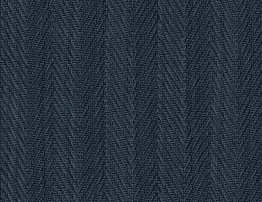 DuPont Tedlar Textures Throw Knit Chevron Contemporary Blue Matte Sidewall - TG60218