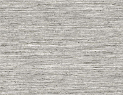 DuPont Tedlar Textures Edmond Faux Sisal Faux Grasscloth Contemporary Black & White Matte  - TG60302
