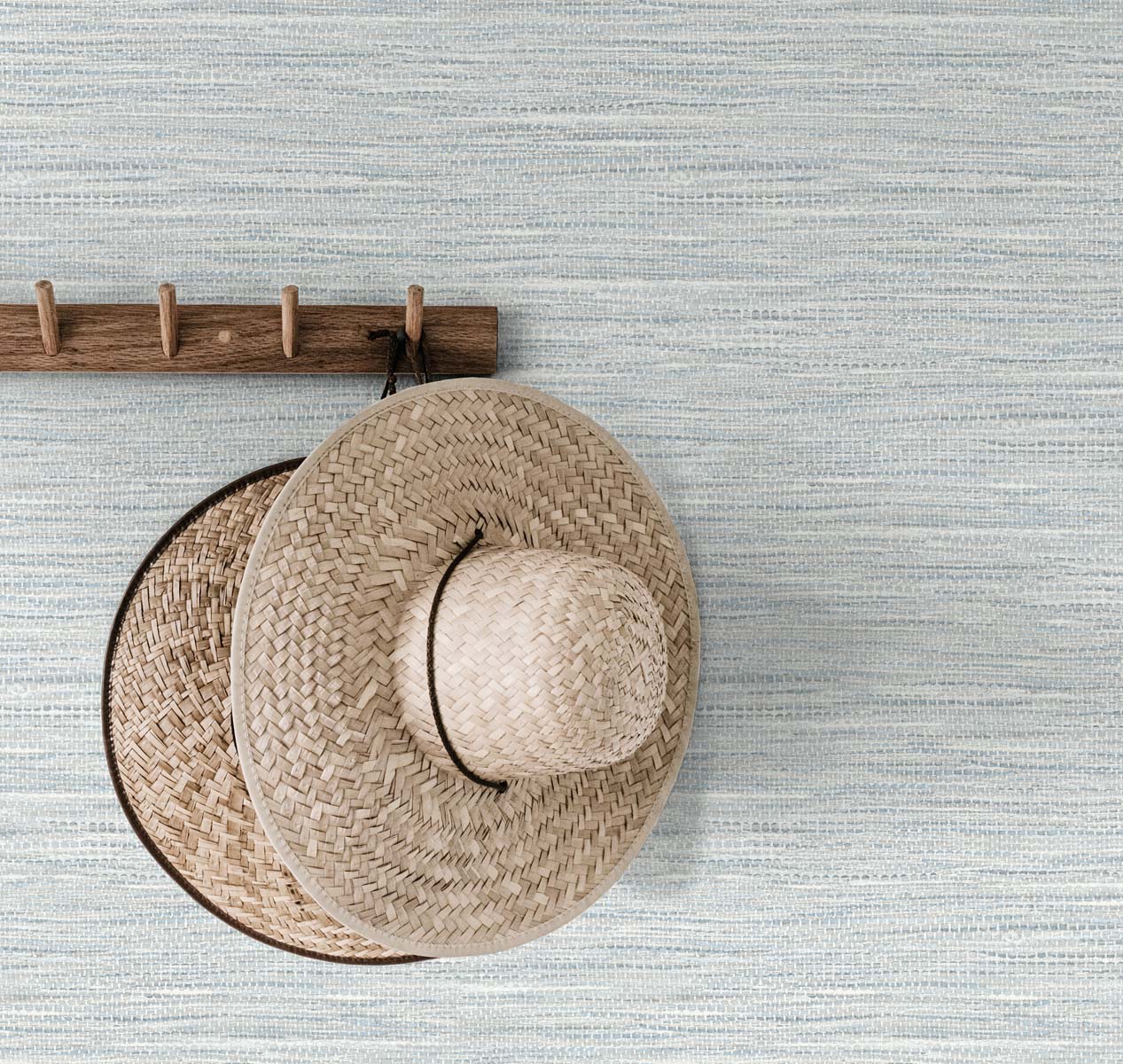 DuPont Tedlar Textures Braided Faux Jute Faux Grasscloth Contemporary Blue Matte  - TG60404
