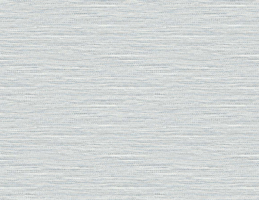 DuPont Tedlar Textures Braided Faux Jute Faux Grasscloth Contemporary Blue Matte Sidewall - TG60404