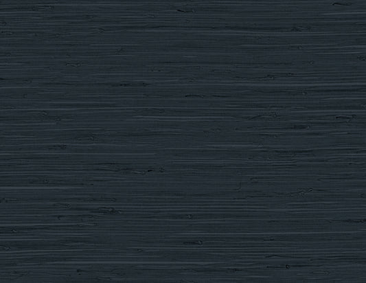 DuPont Tedlar Textures Marion Faux Arrowroot Faux Grasscloth Contemporary Black Matte Sidewall - TG60521