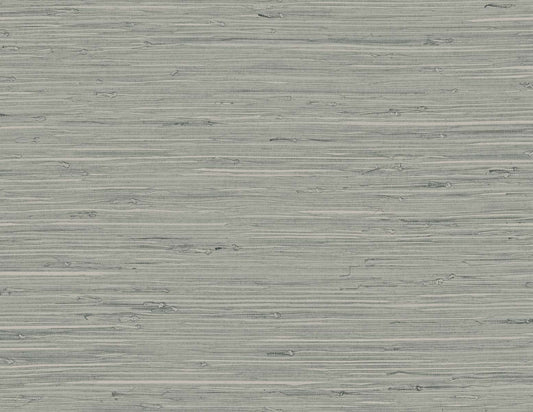 DuPont Tedlar Textures Marion Faux Arrowroot Faux Grasscloth Contemporary Grey Matte Sidewall - TG60533