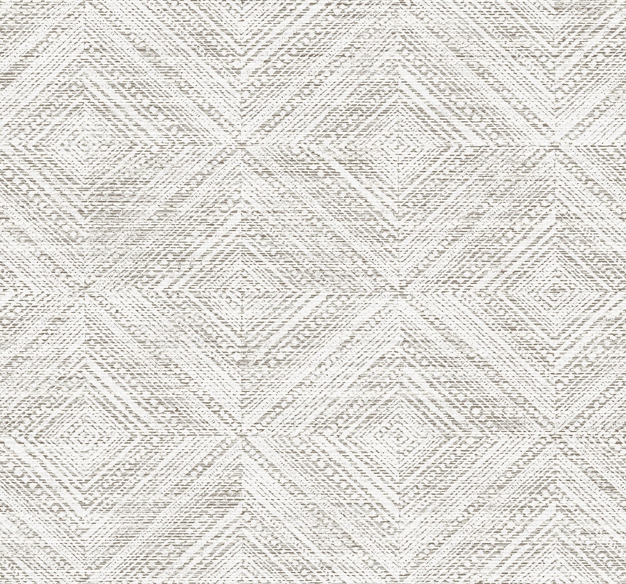 Seabrook Designs Fibers and Threads Leigh Diamond Geometric Contemporary Cool Neutrals   - TH91600
