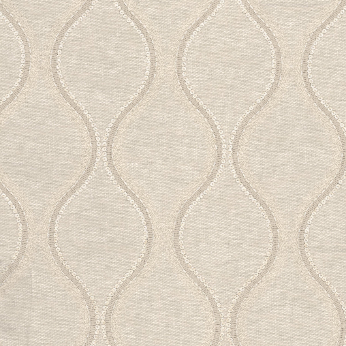 STOUT TEXTILES  MULTIPURPOSE,EMBROIDERIES TRADITIONAL, OGEE OATMEAL   - THEA-1
