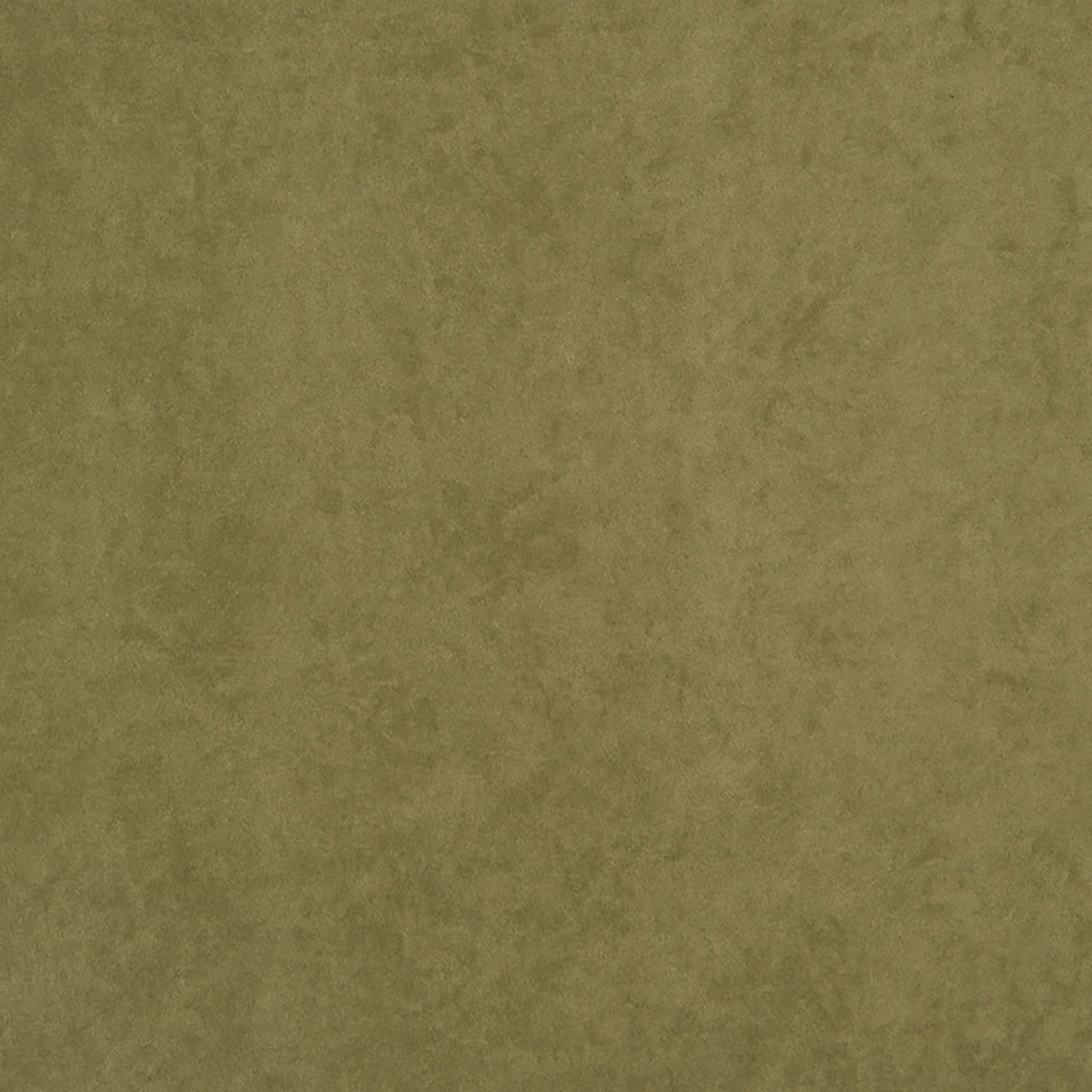 Olive green suede-like fabric swatch with soft textured nap.