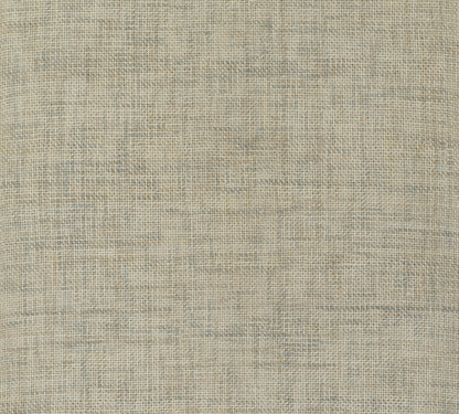 Beige linen-look woven rug runner with subtle gray flecks, 2' x 8'.