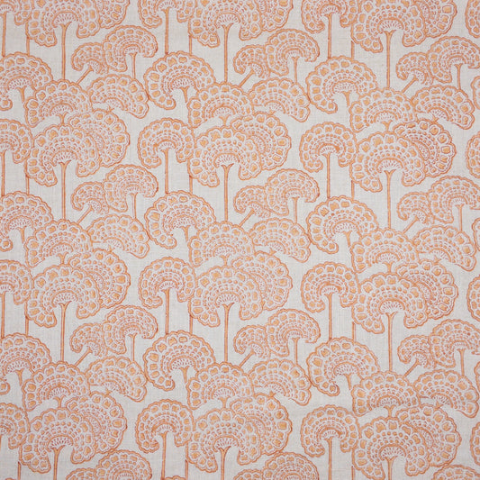 STOUT TEXTILES  MULTIPURPOSE,PRINT TRANSITIONAL,, FLORAL APRICOT   - THUR-2