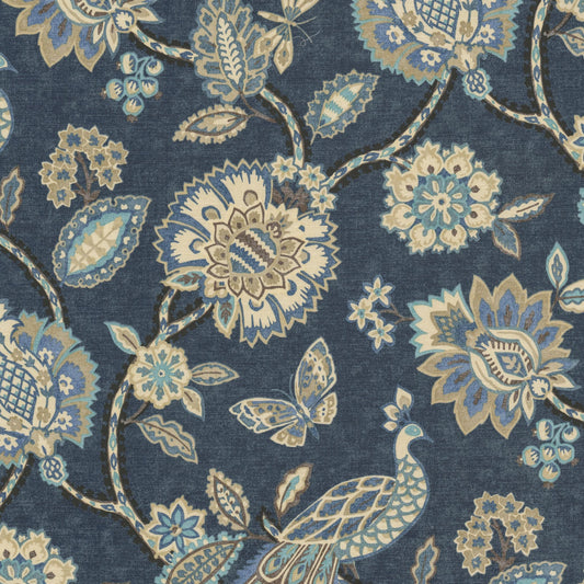 STOUT TEXTILES  MULTIPURPOSE,PRINT TRANSITIONAL,, FLORAL BALTIC,PACIFIC   - TIGO-2