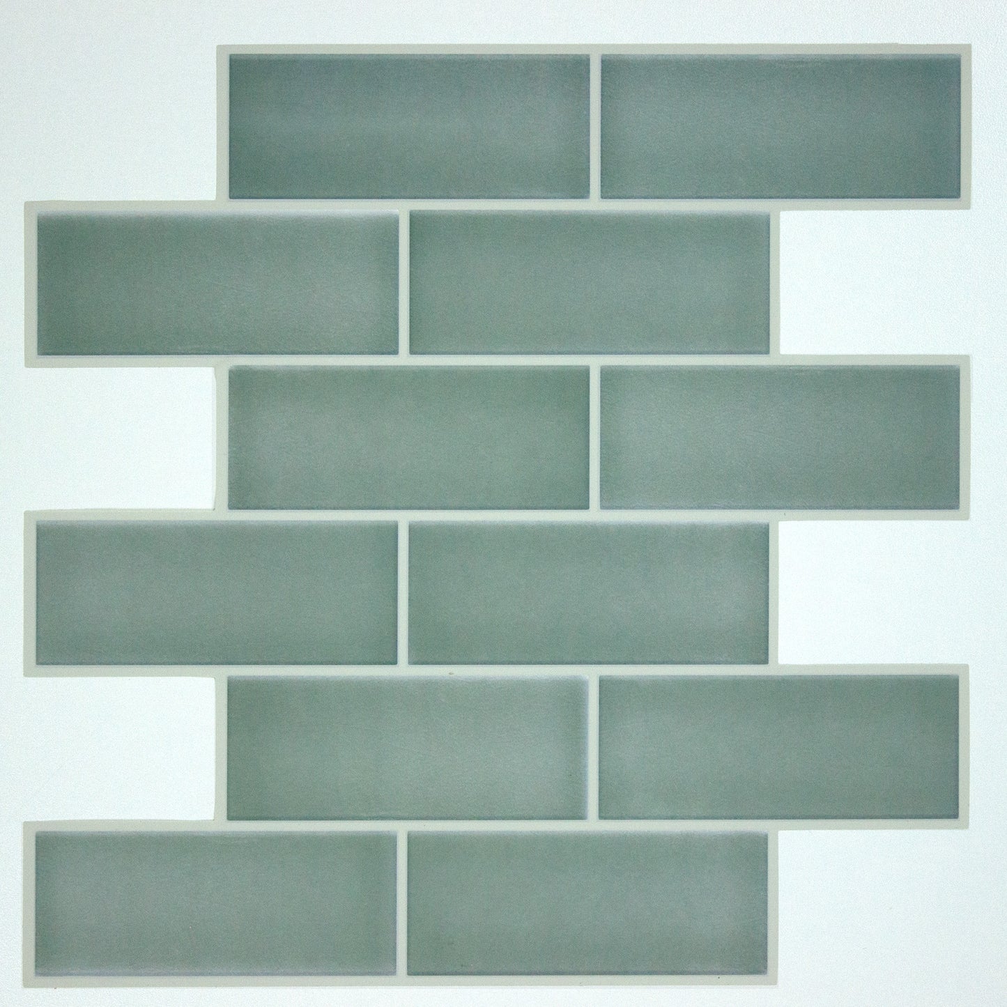 York Wallcoverings RoomMates Sage Green Ceramic Sticktile Industrial Graphics Greens  Wallpaper - TIL4984FLT