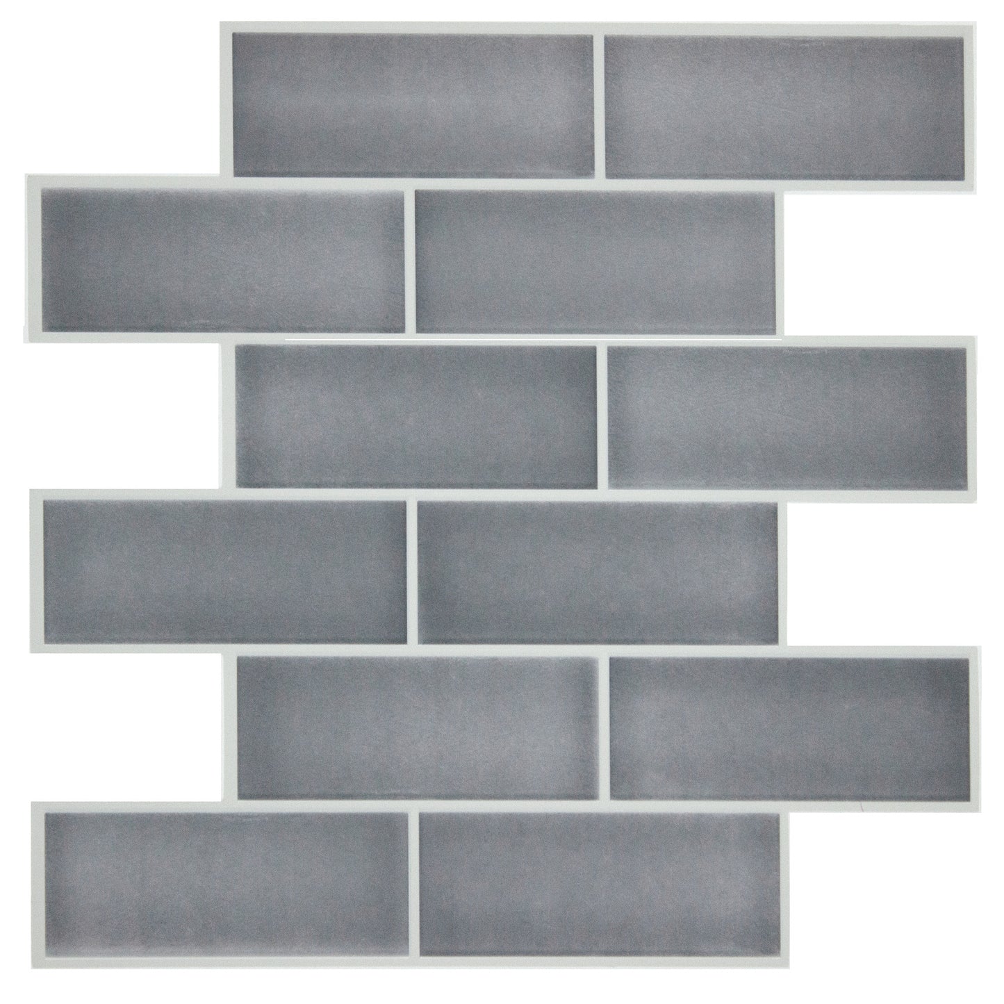 York Wallcoverings RoomMates Dark Stone Grey Ceramic Sticktile Industrial Graphics Greys  Wallpaper - TIL4985FLT
