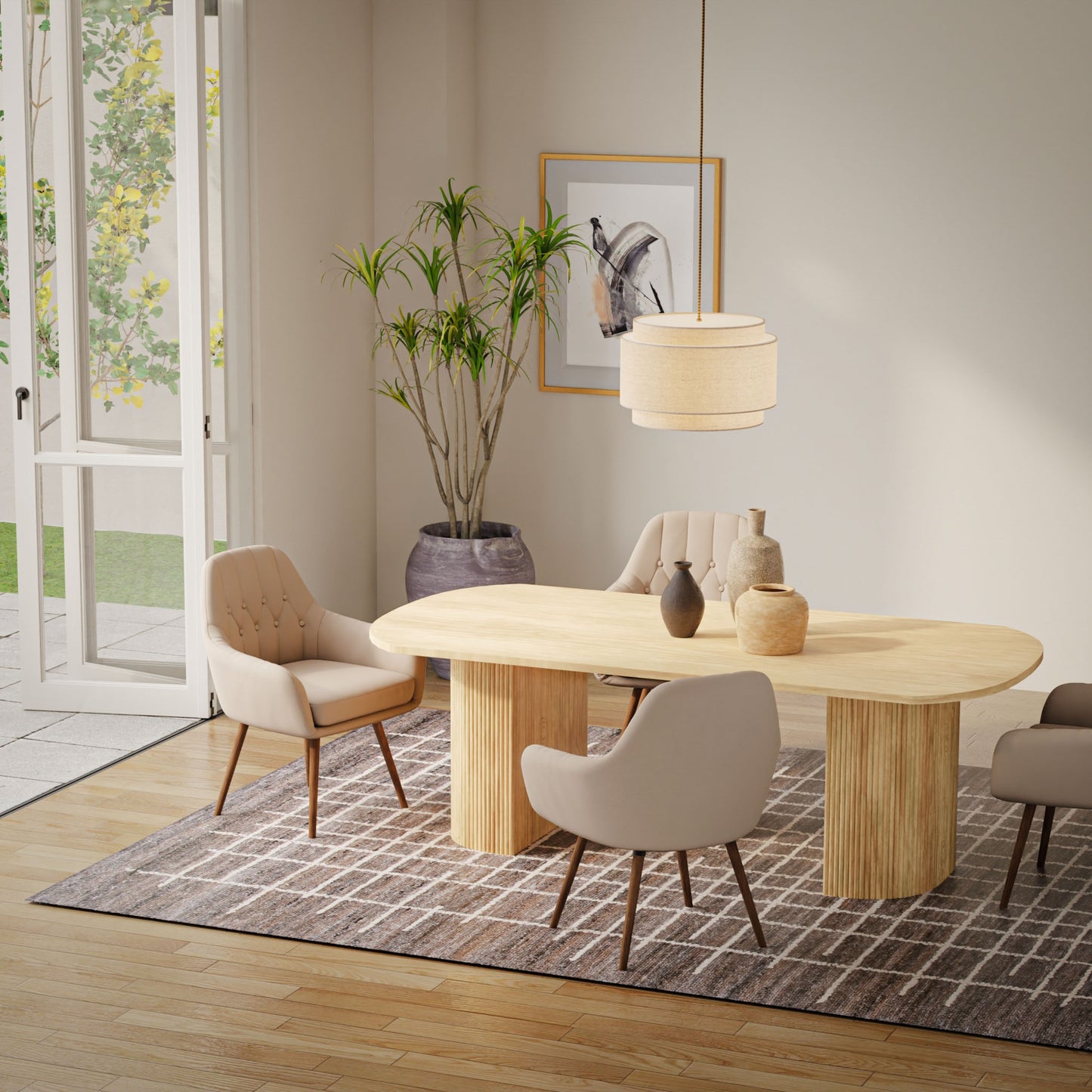 Timber Contemporary rug, 5' x 8'.
