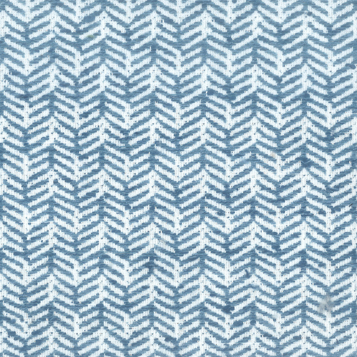 STOUT TEXTILES  MULTIPURPOSE,WOVENS TRANSITIONAL,, HERRINGBONE BLUE/WHITE   - TIPS-1