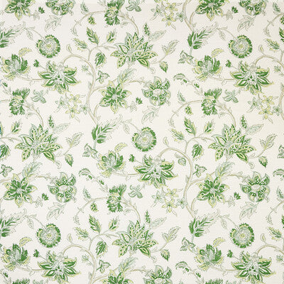 KRAVET BASICS PRINT JACOBEANS WHITE,GREEN,BEIGE   - TIRU VINE.3.0