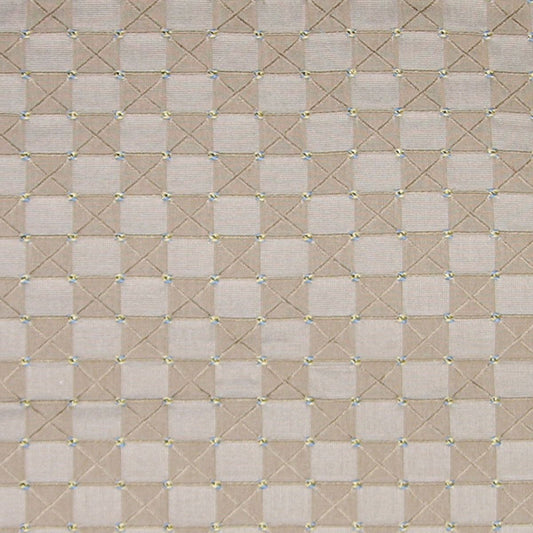 SCALAMANDRE OUTLET  FABRIC ALL SQUARE  FABRIC MANILLA   - TI 00022987 NEW SKU # TI29870002