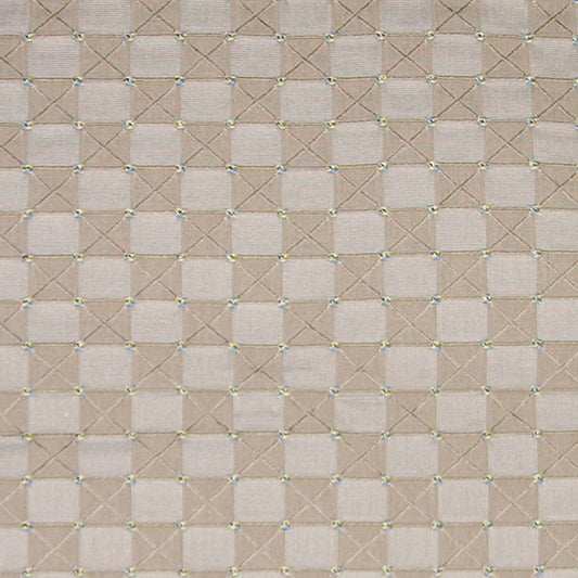 SCALAMANDRE OUTLET  FABRIC ALL SQUARE  FABRIC MANILLA   - TI 00022987