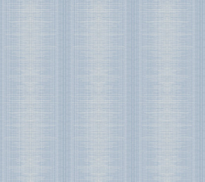 York Wallcoverings Inspired by Color Silk Weave Stripe Blue Wallpaper  Stripes Blues   - TL1960