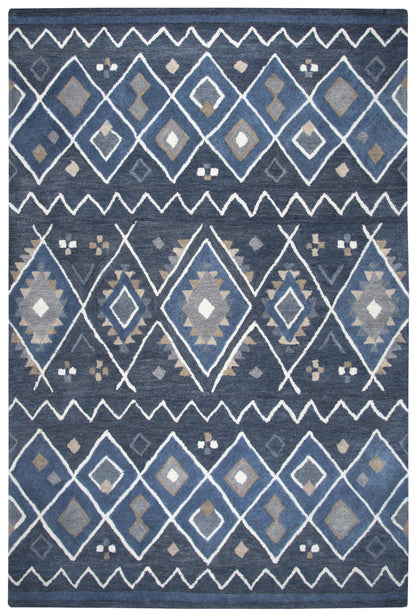 3' x 5' rug in a rustic lodge style.