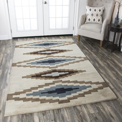 Rug, 5' x 8', Tumble Weed Loft Rustic Lodge style.
